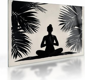 Obraz na szkle - Joga (70x50 cm)