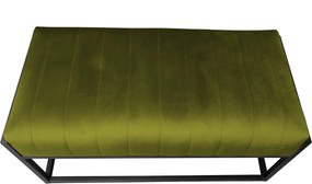 Ławka KAYA tkanina Welur loft ławka metal : Kolor Stelaża - Czarny , Kolor tkaniny - VELVET - BL75, Typ tkaniny - Velvet