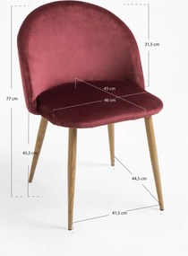 Silla Vint Terciopelo