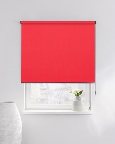 Roleta zwijana Classic kolor czerwony tkanina zaciemniająca