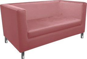 Sofa Monaco : Kolor nogi - Chrom, Kolor tkaniny - VELVET - MG58, Typ tkaniny - Velvet, Wysokość nogi - 15 cm
