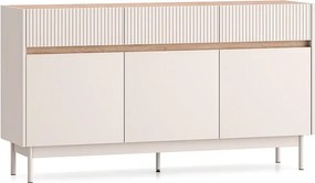 Komoda DUMI 05 3D3S 154 kaszmirowa/dąb cremona  ML MEBLE