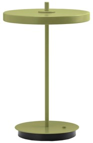 Zielona metalowa lampa stołowa LED z metalowym kloszem (wysokość 31 cm) Asteria Move – UMAGE