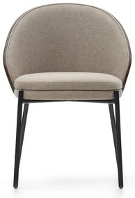 Beżowe krzesło Eamy – Kave Home