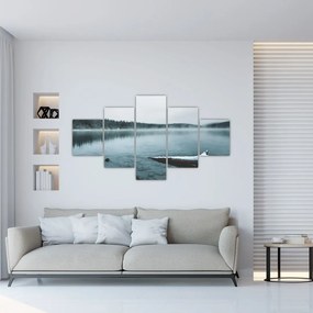 Obraz - lodowe nordyckie jezioro (125x70 cm)