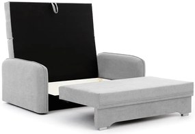 Rozkładana 2-osobowa sofa LAINE, jasnoszara