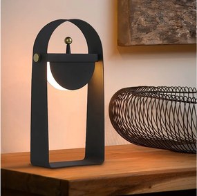 NETTLIFE Lampka nocna LED z funkcją ładowania Lampka stołowa Przenośna lampka nocna Regulowana jasność