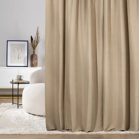 Zasłona na taśmie marszczącej kaszmirowa aksamitna 140 x 280 cm 1 szt.