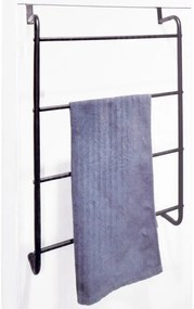 Wieszak na ręczniki metalowy, 44 x 73 cm, zawieszany na drzwi