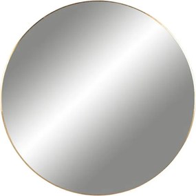 Okrągłe lustro wiszące w złotej ramie Jersey 80