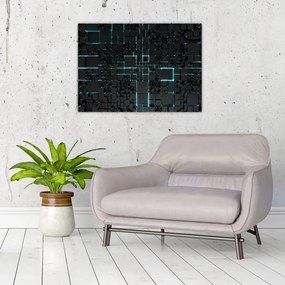Obraz - Interfejs technologiczny (70x50 cm)