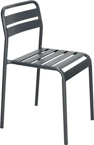 Metalowe krzesło antracyt L3-Z76