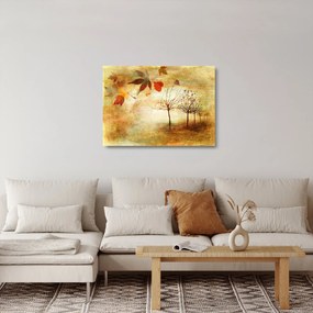 Obraz na szkle - Jesienny nastrój (70x50 cm)