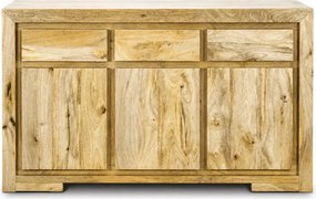 Komoda 150 cm Amiya z litego drewna mango 3 szuflady