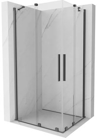 Mexen Velar Duo kabina prysznicowa rozsuwana 100 x 90 cm, transparent, gun metal - 871-100-090-02-95