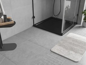 Mexen Flow brodzik kwadratowy slim 100 x 100 cm, czarny mat - 46S701010