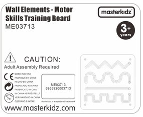Masterkidz tablica przesuwna mała motoryka montessori