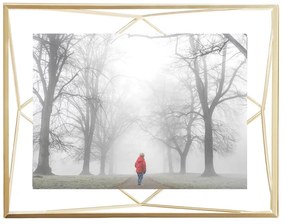 Metalowa ramka stojąca/ścienna w kolorze złota 18x23 cm Prisma – Umbra