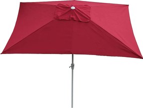 Parasol Castellammare,  bordowy