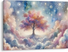 Obraz – Drzewo życia w chmurach (70x50 cm)