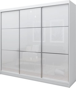 Szafa VITALE - Biały / Front Biały / Bez lustra / Bez szuflad / 240 cm