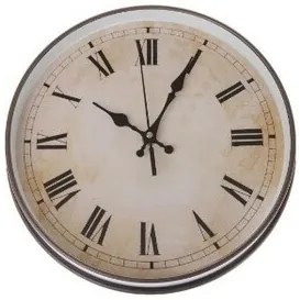 Zegar ścienny Roma, śr. 31 cm, plastik