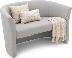 Szara sofa nowoczesna dwuosobowa G6-L76