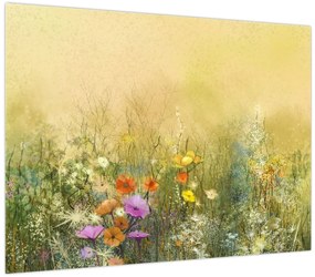 Obraz - Malowana łąka (70x50 cm)