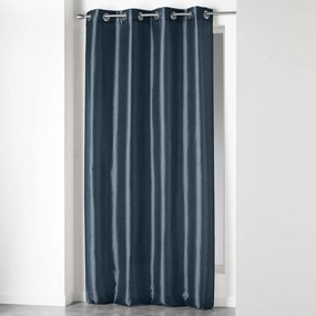 Ciemnoniebieska zasłona z mikrosatyny 140x240 cm Shana – douceur d'intérieur