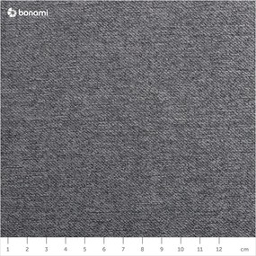 Szare łóżko boxspring ze schowkiem 180x200 cm Messina – Meise Möbel