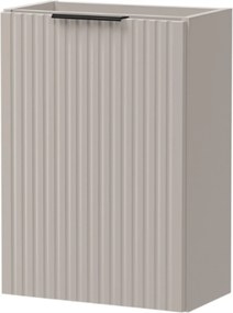 Szafka wisząca pod umywalkę kaszmir ryflowany front 40 x 22 cm ASTROS