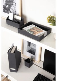 Kartonowe organizery zestaw 4 szt. Hugo Canvas Paper Laminate – Bigso