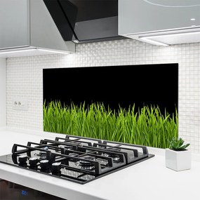 Szkło do Kuchni na Ścianę Naturalna Świeżość Murawy