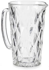 Dzbanek szklany z kryształowym wzorem, 1 l