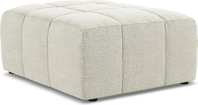 Pufa - z tkaniny bouclé - piaskowy - ALOHA