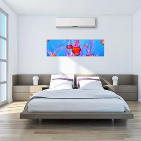 Obraz meduz w morzu (170x50 cm)