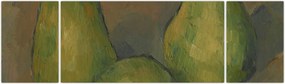 Obraz - Paul Cézanne, Three Pears, reprodukcje (170x50 cm)