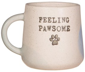 Beżowy ceramiczny kubek 350 ml Pawsome Parent – Sass &amp; Belle