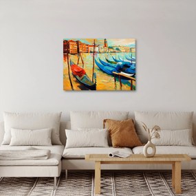 Obraz - Port w Wenecji (70x50 cm)
