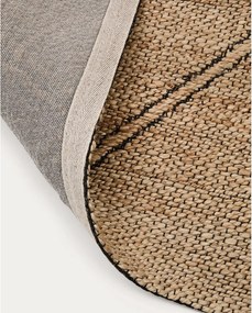 Dywan z juty tkany ręcznie w naturalnym kolorze 160x230 cm Vallalta – Kave Home