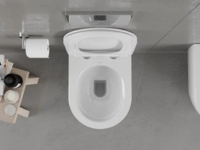 Mexen Carmen miska wc Rimless, biała połysk - 3388XX00