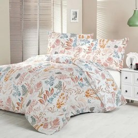 Pościel satynowa Kvalitex Luxury Collection Coral garden, 140 x 200 cm, 70 x 90 cm