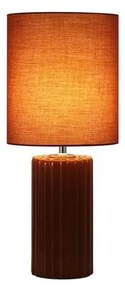 Searchlight EU22353OR - Lampa stołowa GROOVE 1xE14/60W/230V bordowa