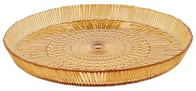 Pomarańczowy szklany półmisek ø 30 cm Kusintha – Bitz
