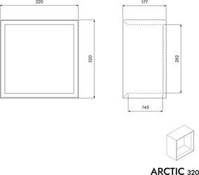 Wandregal ARCTIC 320