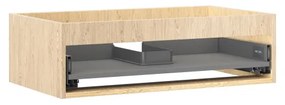 Mexen Box-A korpus szafki podumywalkowej 80 cm, 1 szuflada, dąb - 91AX0-0800-235-1-81
