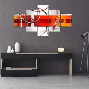 Abstrakcyjny obraz (125x70 cm)