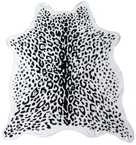 Ręcznik kąpielowy LEOPARD, czarno-biały
