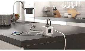 Rozgałęźnik do gniazdka 13 cm PowerCube Extended USB – Cubenest