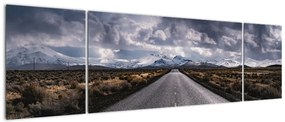 Obraz drogi na pustyni (170x50 cm)